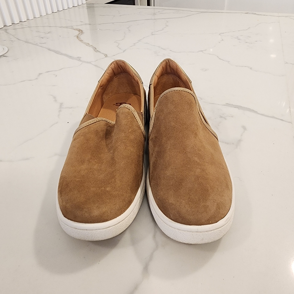 UGG Women's Tan Slip-On Loafers